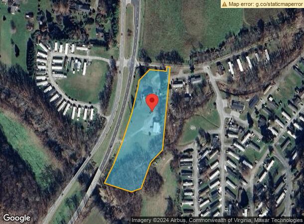  7805 Roanoke Rd, Elliston, VA Parcel Map