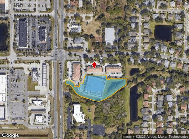 4855 N Wickham Rd, Melbourne, FL Parcel Map