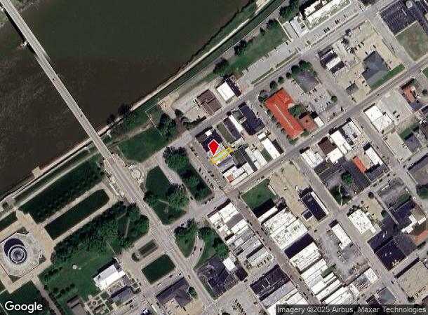  114 Main St, Vincennes, IN Parcel Map