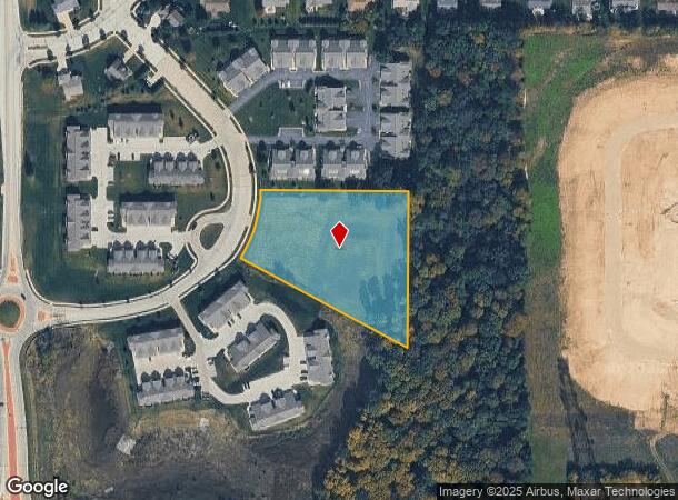 606 Cedar Bluffs Way, Slinger, WI Parcel Map