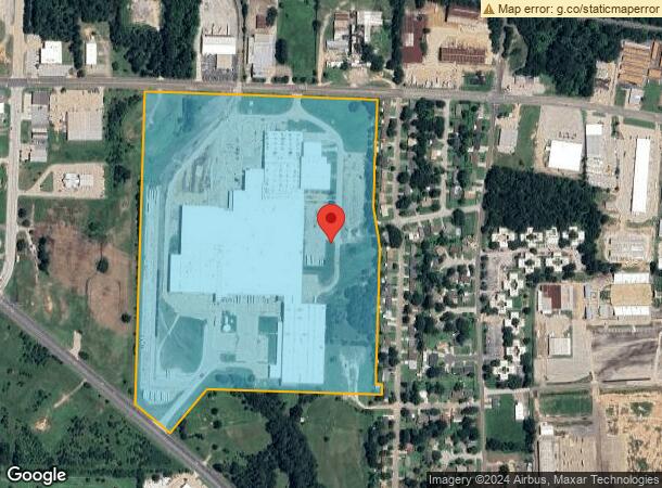  1400 W Cotton St, Longview, TX Parcel Map