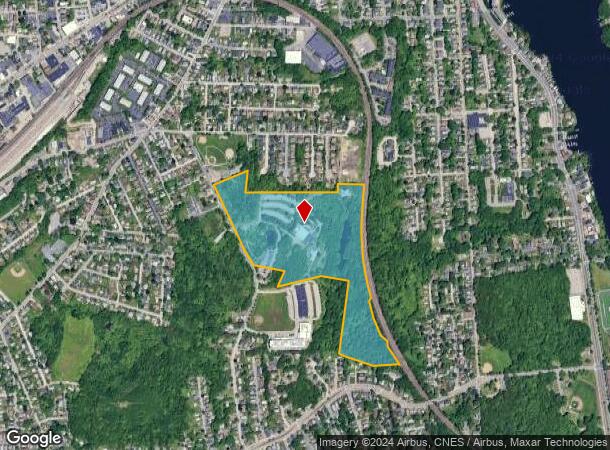  222 Harrington Way, Worcester, MA Parcel Map