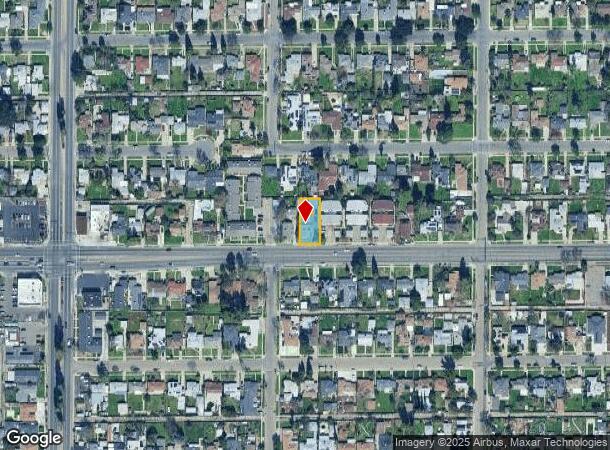  1038 W Clinton Ave, Fresno, CA Parcel Map