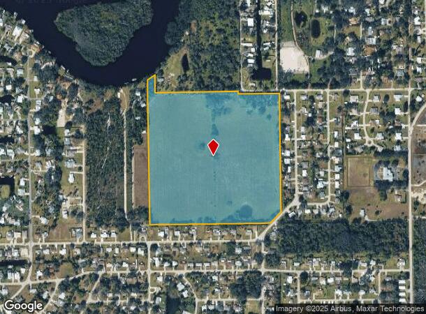 14243 Bigelow Rd, Fort Myers, FL Parcel Map