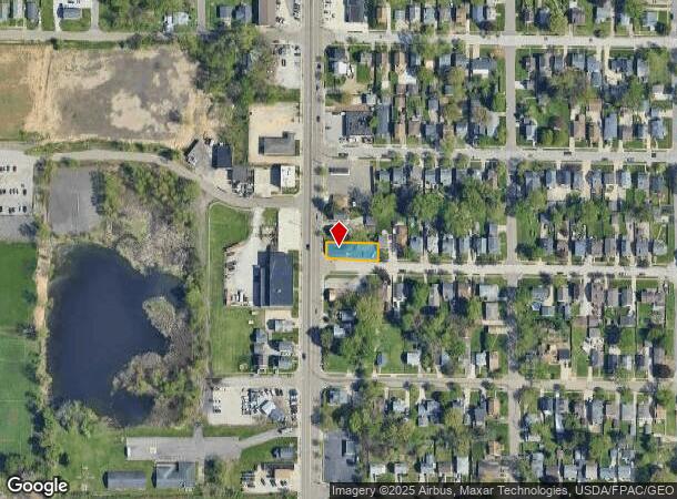  1843 S Main St, Akron, OH Parcel Map