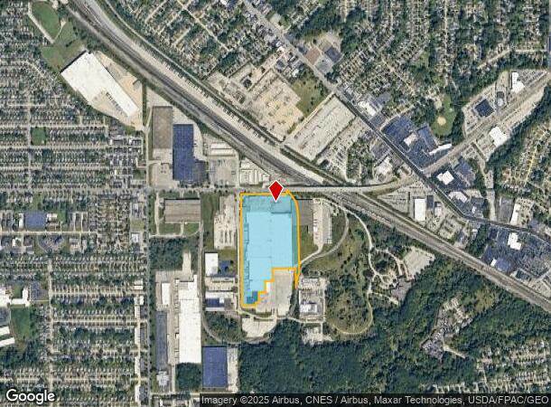 17000 Rockside Rd, Maple Heights, OH Parcel Map
