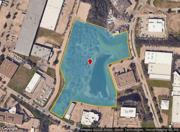  2544 Lone Star Dr, Dallas, TX Parcel Map