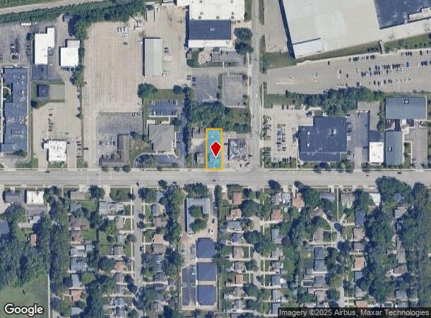 1547 Michigan St Ne, Grand Rapids, MI Parcel Map