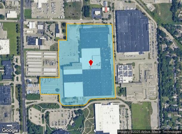  1040 40Th St Se, Grand Rapids, MI Parcel Map