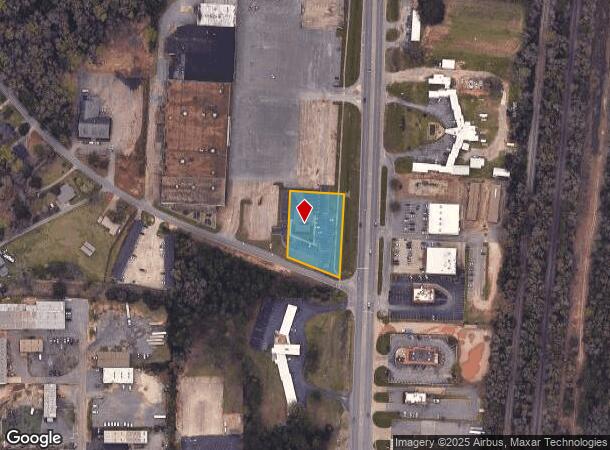  1025 Saraland Blvd S, Saraland, AL Parcel Map