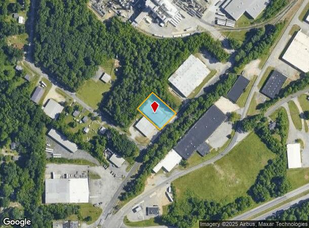  1702 Belmar St, High Point, NC Parcel Map