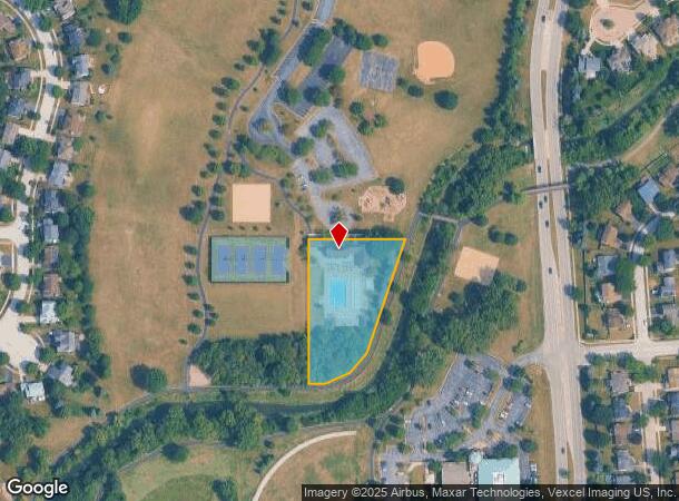  300 S Oakhurst Dr, Aurora, IL Parcel Map