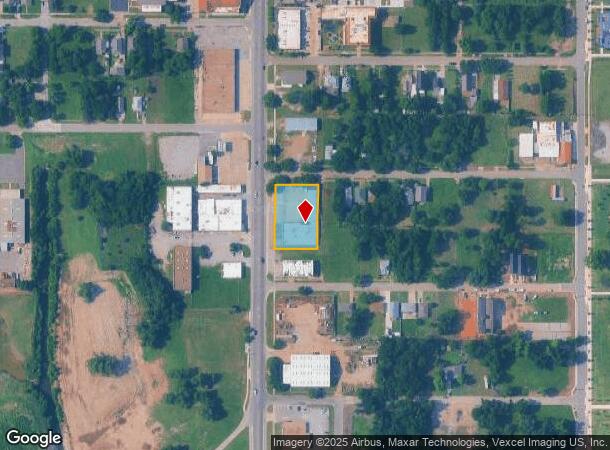 1312 S Walker Ave, Oklahoma City, OK Parcel Map