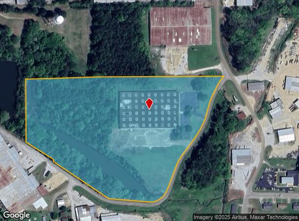 204 Brookwood Dr, Pontotoc, MS Parcel Map