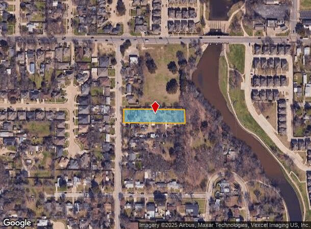 712 Hilltop Dr, Irving, TX Parcel Map