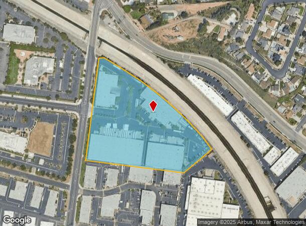 500 E Rincon St, Corona, CA Parcel Map