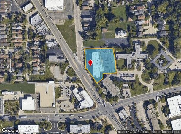 7247 N Waukegan Rd, Niles, IL Parcel Map