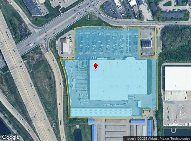  7701 E 42Nd St, Indianapolis, IN Parcel Map