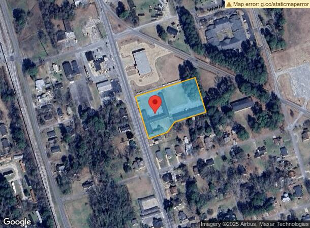  616 N Pine St, Warsaw, NC Parcel Map