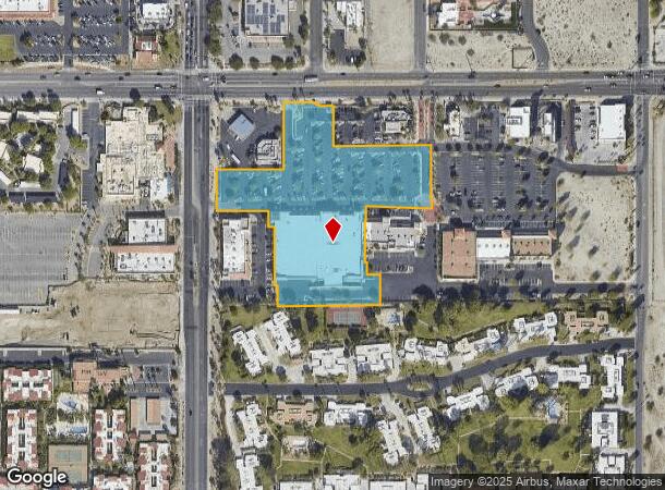  1717 E Vista Chino, Palm Springs, CA Parcel Map