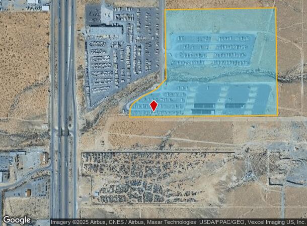 N Desert Blvd, Anthony, TX Parcel Map