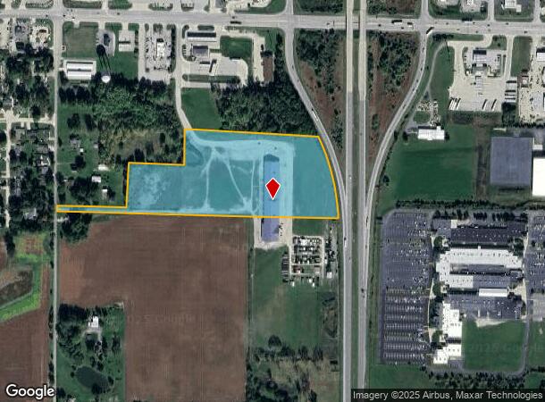  9200 S Traders Cntry Blvd, Daleville, IN Parcel Map