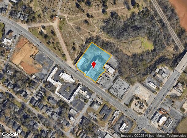 1045 Riverside Dr, Macon, GA Parcel Map