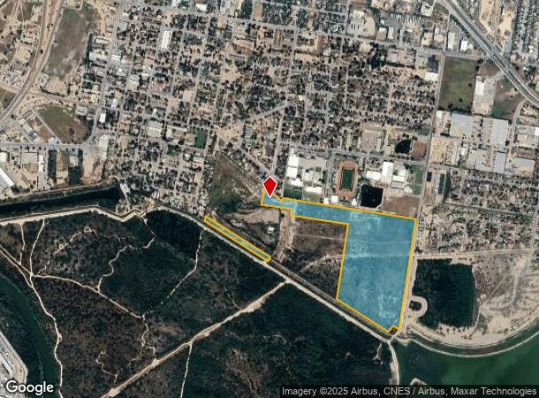 S 15Th St & Of High School S, Hidalgo, TX Parcel Map