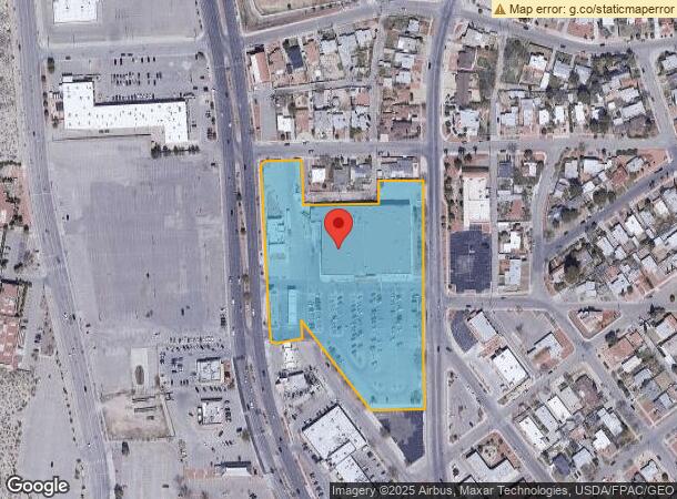  3100 N Mesa St, El Paso, TX Parcel Map