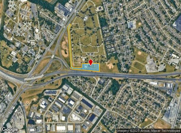 1612 N Dupont Hwy, New Castle, DE Parcel Map