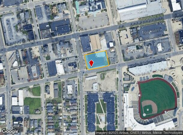  416 W Jefferson Blvd, Fort Wayne, IN Parcel Map