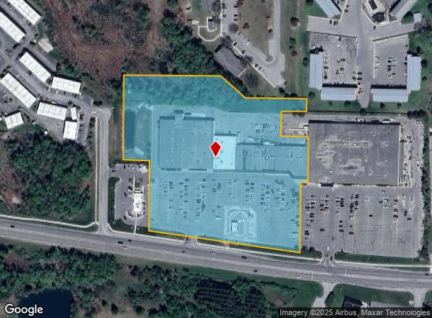 1254 Perry Ave, Big Rapids, MI Parcel Map