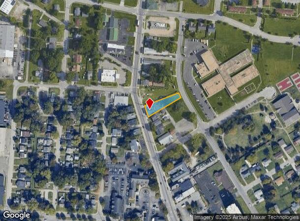  1516 Spring St, Jeffersonville, IN Parcel Map