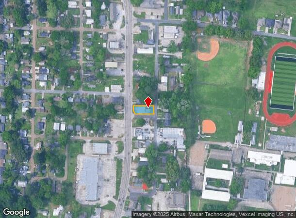  2228 Moss St, Lafayette, LA Parcel Map