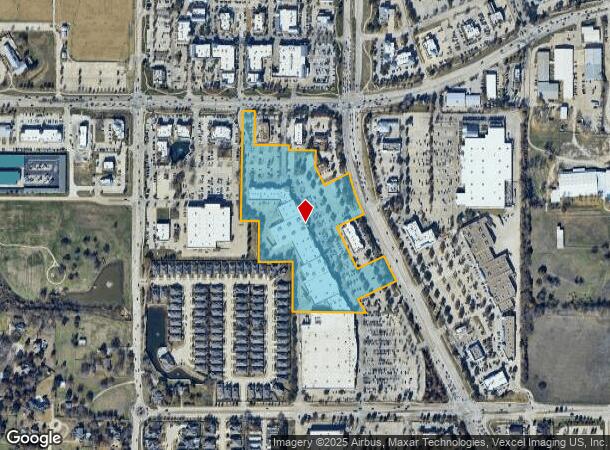 6101 Long Prairie Rd, Flower Mound, TX Parcel Map