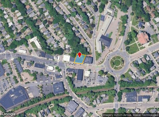  1723 Centre St, West Roxbury, MA Parcel Map