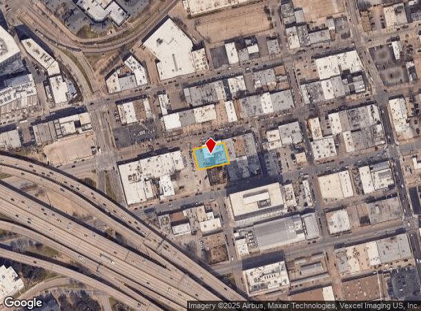  2642 Main St, Dallas, TX Parcel Map