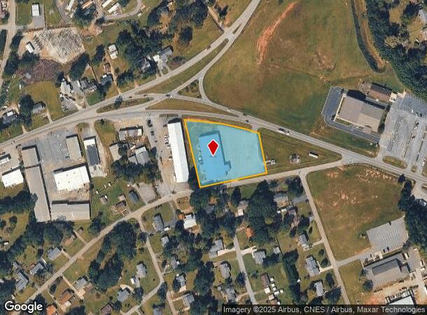  719 Ross Ave, Easley, SC Parcel Map