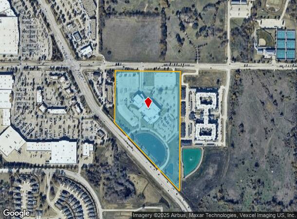 5800 Long Prairie Rd, Flower Mound, TX Parcel Map