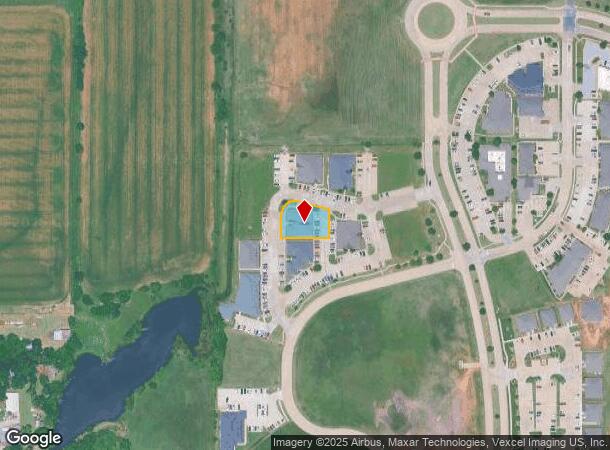 1809 Commons Cir, Yukon, OK Parcel Map