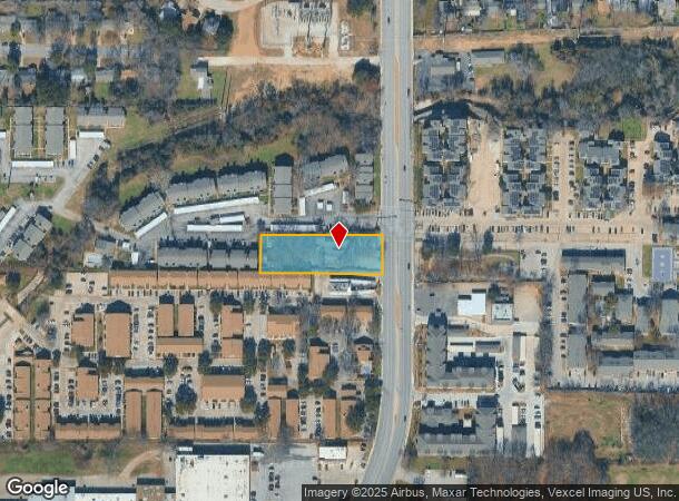  2008 S Cooper St, Arlington, TX Parcel Map