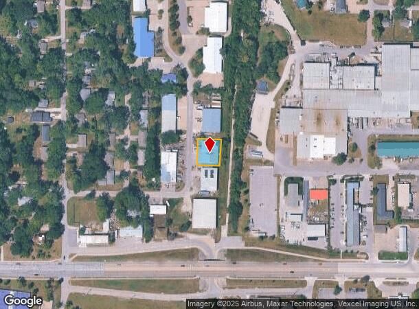 2210 Delaware St, Lawrence, KS Parcel Map