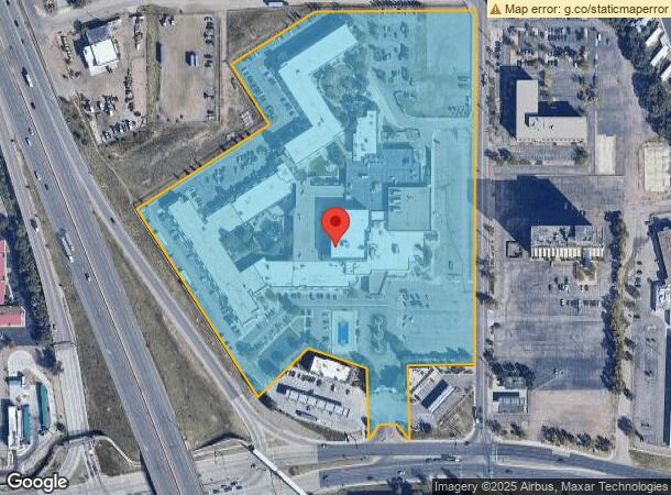  2886 S Circle Dr, Colorado Springs, CO Parcel Map