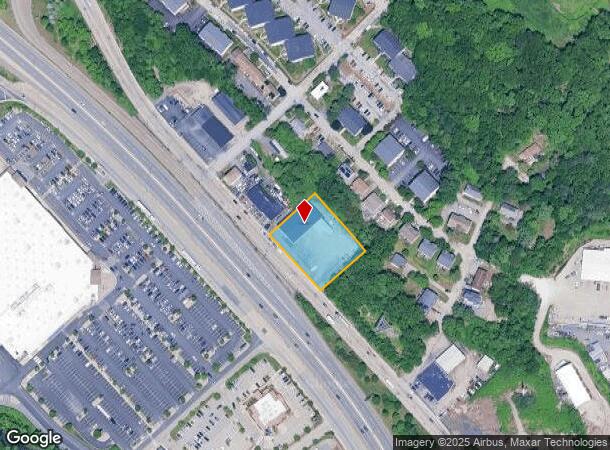  1035 Millbury St, Worcester, MA Parcel Map