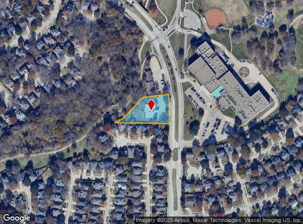 2801 Morriss Rd, Flower Mound, TX Parcel Map