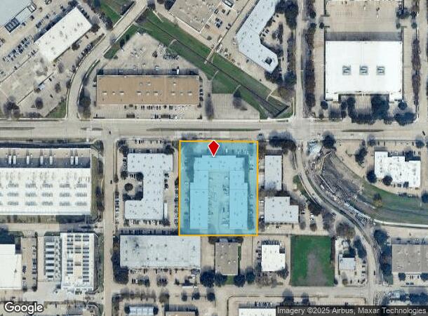  1110 E Collins Blvd, Richardson, TX Parcel Map