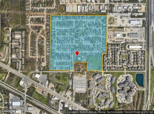 5801 Redwood Blvd, Fort Worth, TX Parcel Map