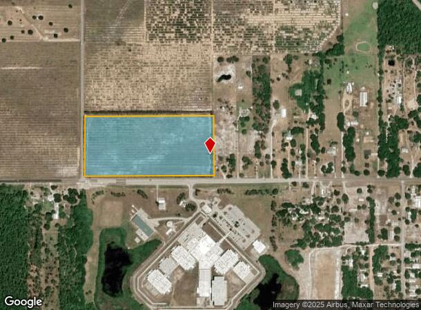 598 Old Stokes Rd W, Frostproof, FL Parcel Map