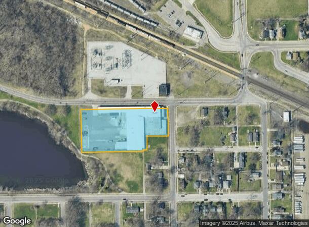  133 N Kaley St, South Bend, IN Parcel Map