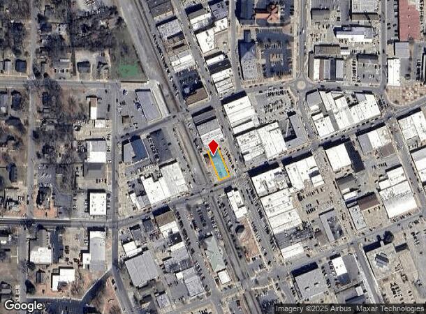  1208 Oak St, Conway, AR Parcel Map